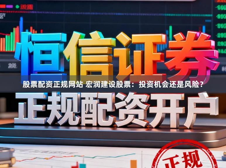 股票配资正规网站 宏润建设股票：投资机会还是风险？