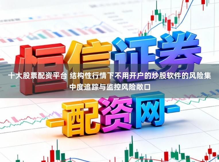 十大股票配资平台 结构性行情下不用开户的炒股软件的风险集中度追踪与监控风险敞口